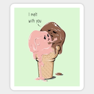 Melt With You Sticker